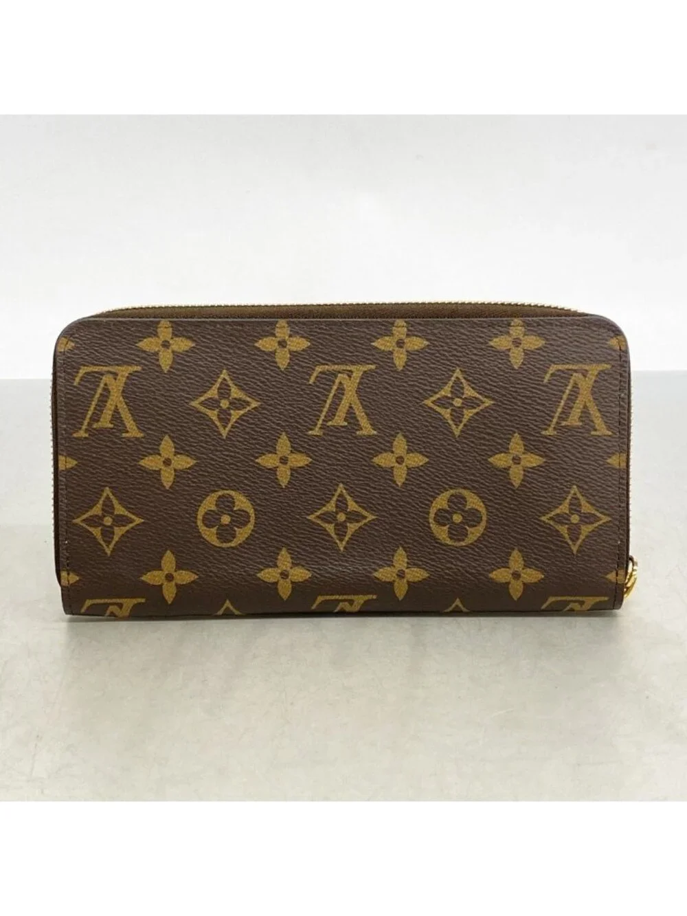 ★SOLD★ Louis Vuitton Wallet Monogram Dog Motif Zippy Brown Rose Velours - Picture 6 of 6